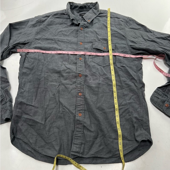 j.Crew men’s gray cotton button down shirt L L100-33 - Picture 4 of 6